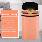 13 Gallon Trash Can, 50Liter Plastic High-Capacity Automatic Kitchen Trash Can - Image 2
