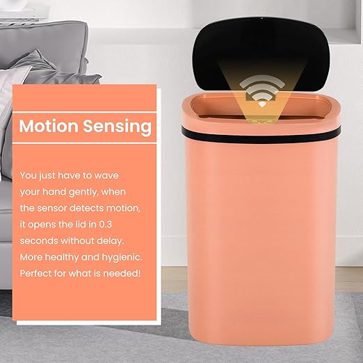 13 Gallon Trash Can | 50L Sensor Automatic Kitchen Trash Can - Image 2