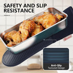 YUTAT Silicone Oven Mitts, High Heat Resistant Up to 500 Degrees, Waterproof - Image 3