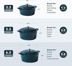 SENSARTE Enameled Cast Iron Dutch Oven Pot - Image 9