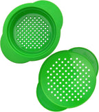 2 Pack - Can, Colander Strainer, Food Grade Plastic, Unibody Design, Dishwasher by iAesthete
