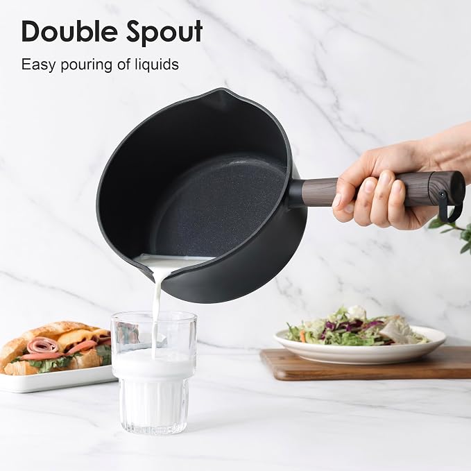 SENSARTE 15Pcs Nonstick Cookware Set Pots and Pans Set Kitchen Cooking Frying - Image 7
