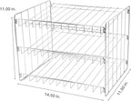 Kitchen Details 3 Tier Can Organizer | Chrome Steel Canned Food Storage Rack | - Image 2