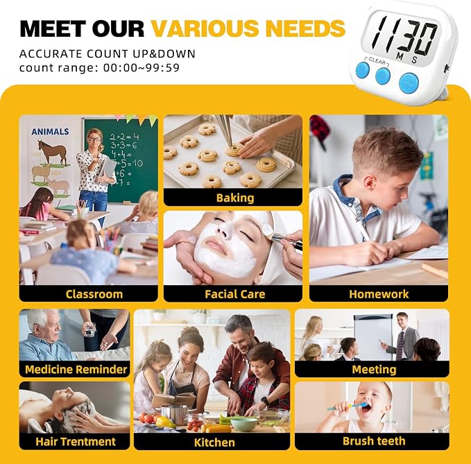 Classroom Timers for Teachers Kids Large Magnetic Digital Timer Teacher - Image 6