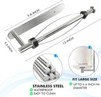 KIHOGEM Magnetic Paper Towel Holder, One Hand Operable Paper Towel Holder Wall - Image 4