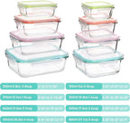 Vtopmart 8 Pack Glass Food Storage Containers - Image 2