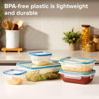 Snapware Plastic Total Solution 5-Pack Food Storage Containers Set, Leakproof & - Image 3