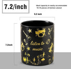 7" Music Utensil Holder, Large Kitchen Utensil Holder Organizer - Image 2