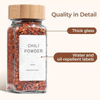ComSaf 4 oz 6Pcs Glass Spice Jars - Image 4
