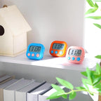 Weewooday 12 Pcs Digital Kitchen Magnetic Timer Bulk Classroom Count up - Image 5