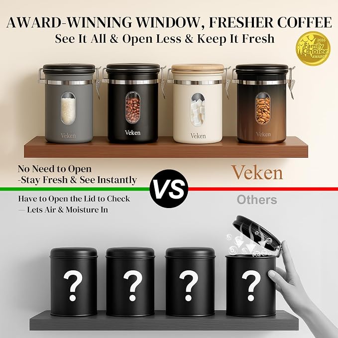 Veken Coffee Sugar Canister - Image 2