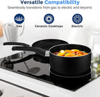 SereneLife Kitchenware Pots & Pans Basic Kitchen Cookware, Heat Resistant - Image 6