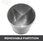 Oggi Jumbo Stainless Steel Rotating Utensil Holder - Image 2
