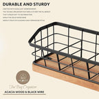 WILDMOS Tea Bag Organizer, Iron Wire Basket - Image 3