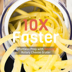 Cheese Grater Hand Crank, Rotary Cheese Shredder - Image 2