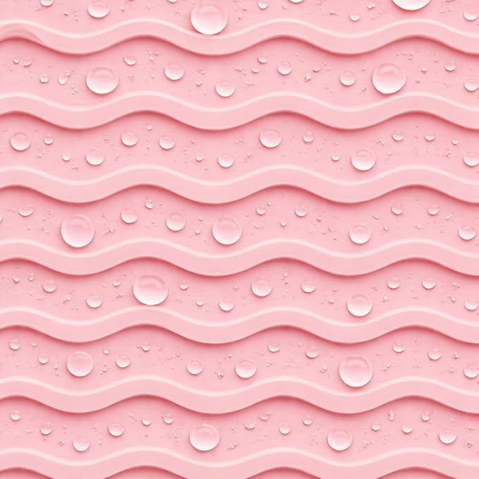 Silicone Drying Mat 16 × 12 – Pink Rose Non-Slip Sink Mat - Image 7