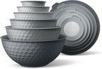 COOK WITH COLOR Mixing Bowls with Lids by CookwithColor