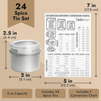 Talented Kitchen Magnetic Spice Jars - 3 oz - Image 5