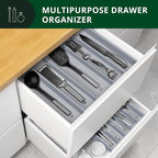 ROYAL CRAFT WOOD Luxury Bamboo Kitchen Drawer Organizer - Image 7