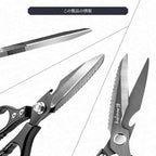 Emojoy Kitchen Shears for Food, Titanium Kitchen Scissors All Purpose, Japanese - Image 6