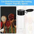 50 Pcs Clear Plastic Spice Jars - Image 4