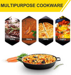 EDGING CASTING Pre-Seasoned Large Cast Iron Skillet 17 Inch, Dual Handle - Image 8