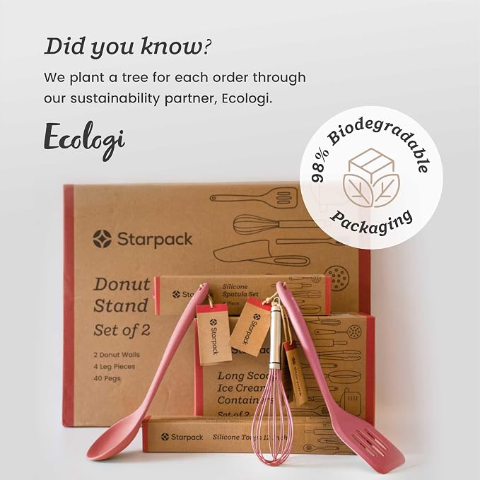 StarPack 'Scrape & Stir' Silicone Spatula Set - Image 7