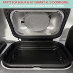 2-Pack Splatter Shield for Ninja FG551 DG551 BG500A Foodi Air Fryer Accessories - Image 3
