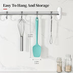 600ºF Heat Resistant Spatula, 11.34 inch High Heat Food Safe Semless Kitchen - Image 2