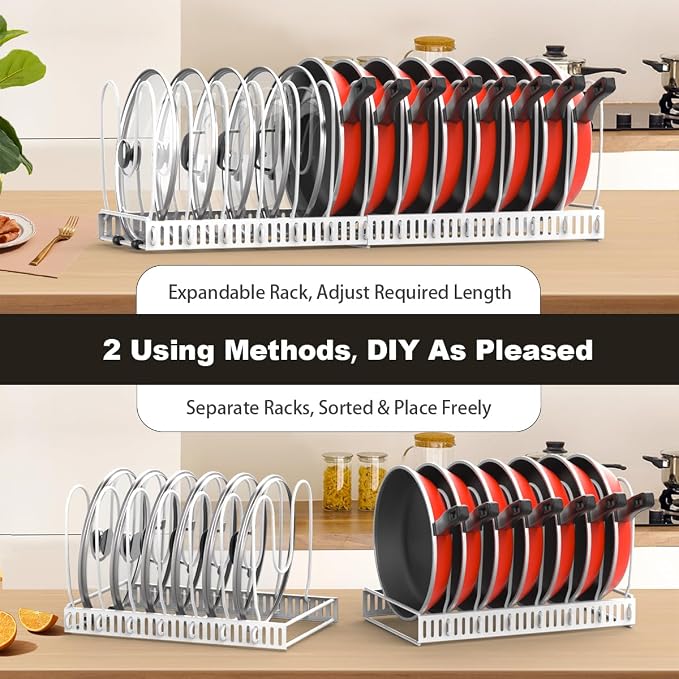 Housolution Pot and Pan Organizer Rack - Image 4