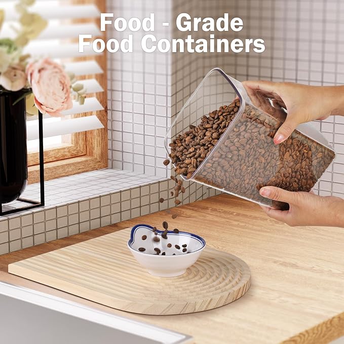 Melovom 8 Pcs Pop Food Storage Containers Airtight Food Storage Containers Set - Image 8