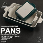 Sweejar Ceramic Bakeware Set, Rectangular Baking Dish Lasagna Pans - Image 2