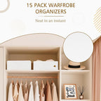 Criusia 15 Pack Drawer Organizer - Image 9