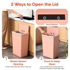 BestOffice 13 Gallon Trash Can Automatic Kitchen Trash Can Touch Free - Image 5