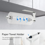 SetSail Paper Towel Holder, 2 Packs Single Hand Operable Paper Towel Holder - Image 6