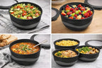 Pera Mixing Bowls with Lids Set, 8 Piece, BPA Free Nesting Kitchen Bowl Set - Image 8