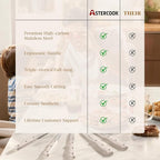 Astercook Steak Knives, Steak Knives Set of 8, High Carbon Stainless Steel - Image 9