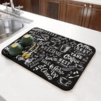 Coffee Bar Mat Accessories for Countertop Super Absorbent Anti-Slip Silicone - Image 4