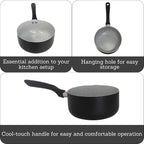 IMUSA 2.0 Qt PFAS Free Ceramic Nonstick Saucepan, Small Pot - Image 2
