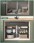 NETEL 2 Pack Under Sink Organizers and Storage, Expandable Under Cabinet - Image 6