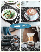 AMOAMI Coffee Mat Hide Stain Rubber Backed Absorbent Dish Drying Mat - Image 6