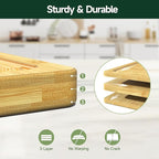 4-Piece Set Bamboo Cutting Board - Image 3