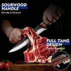 Topfeel 8PCS Chef Butcher Fish Knife Set - Image 7