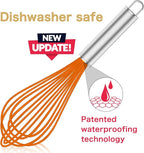 OYV Orange Silicone Whisk, Professional Whisks - Image 2