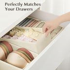 DIMJ Drawer Organizers Clothes, Dresser Organizer Bins - Image 5