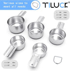 TILUCK Stainless Steel Measuring Cups Set, Kitchen Gadgets - Image 2