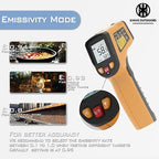 KNINE OUTDOORS Infrared Thermometer Laser Temperature Gun, -58℉ to 1112℉ - Image 4