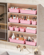 KEMETHY 25 PCS Plastic Drawer Organizers Set, 4 Sizes Vanity Organizer - Image 7