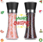 Hotder Premium Pepper and Salt Grinder Set of 2-Refillable Coarseness - Image 2