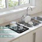 Dish Drying Mat for Kitchen Counter 2 Pack - Image 2